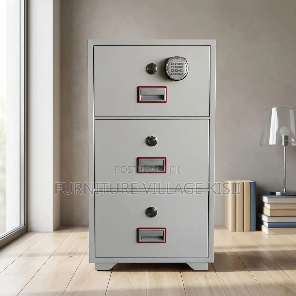 3-Drawer Fire Proof Office Safe