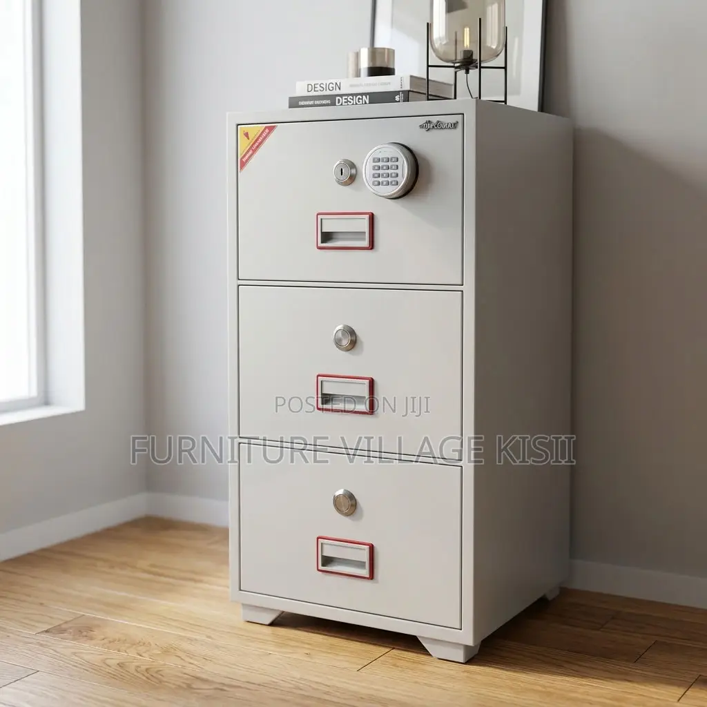 3-Drawer Fire Proof Office Safe