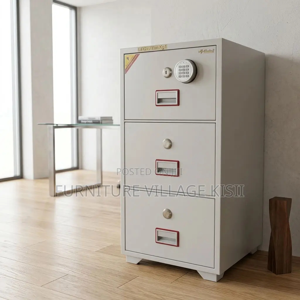 3-Drawer Fire Proof Office Safe