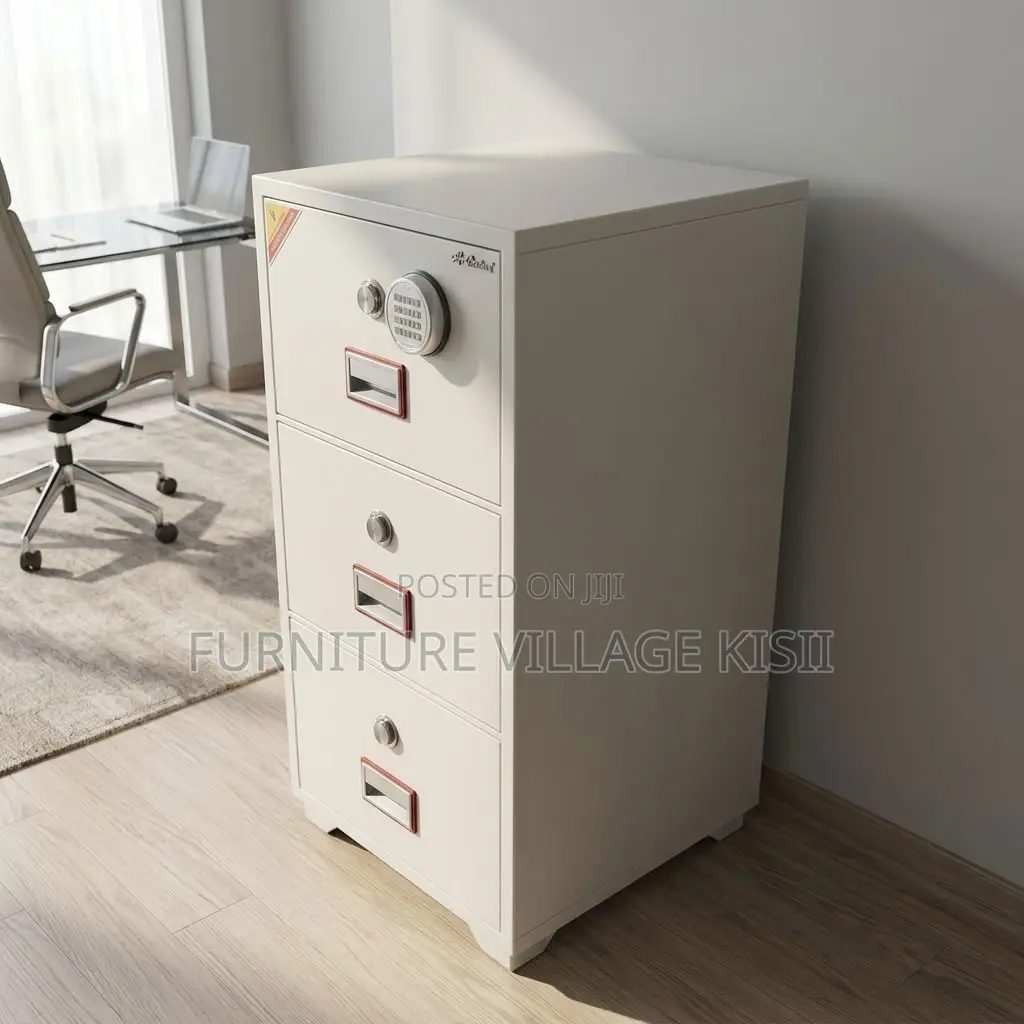 3-Drawer Fire Proof Office Safe