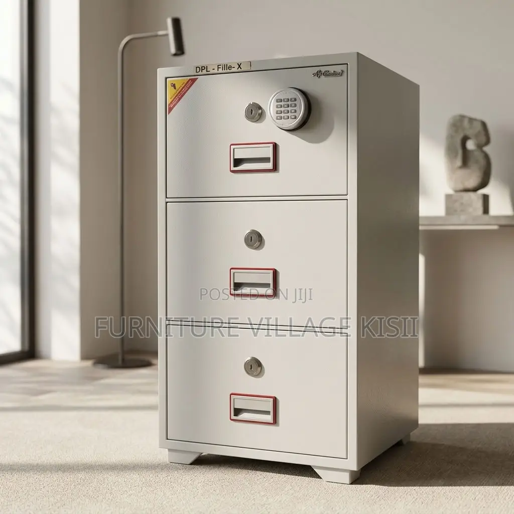 3-Drawer Fire Proof Office Safe