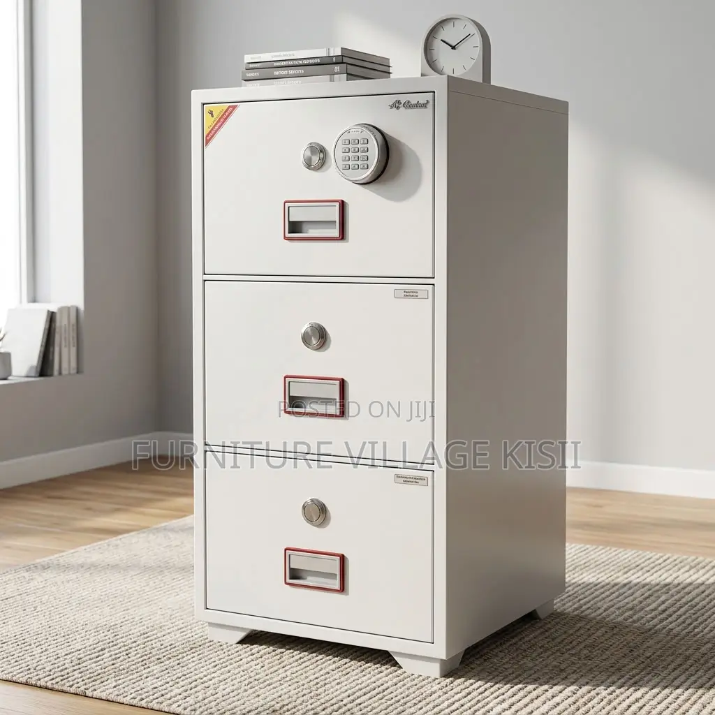 3-Drawer Fire Proof Office Safe