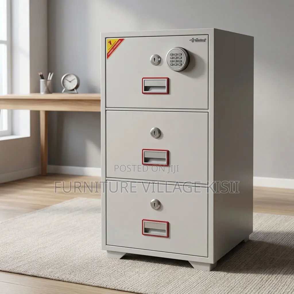 3-Drawer Fire Proof Office Safe