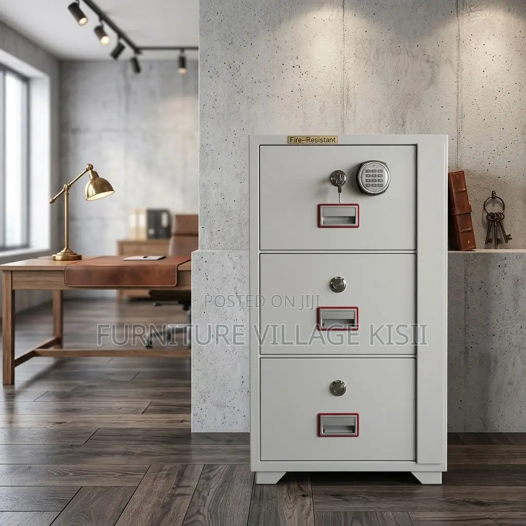 3-Drawer Fire Proof Office Safe
