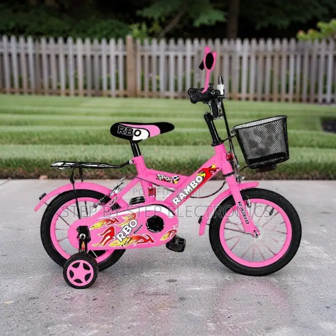 Balanced 4–6 Years Size 16 Inch Color Pink Kids Bike Bicycle