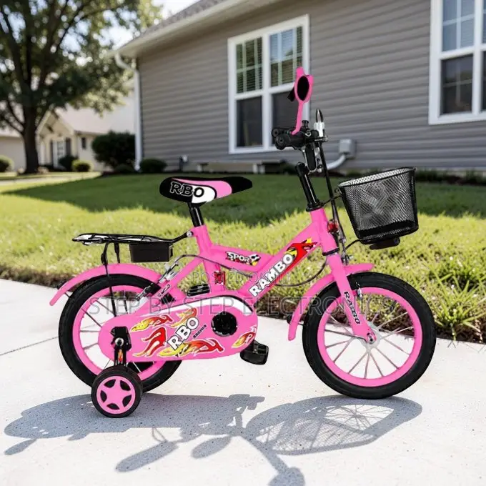 Well-Crafted 4–6 Years Size 16 Inch Color Pink Kids Bike Bicycle