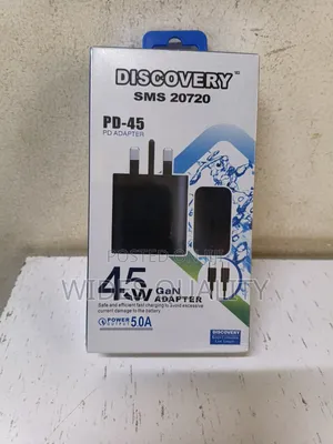 Discovery Power Delivery Wall Charger 45W Three-Pin Plug