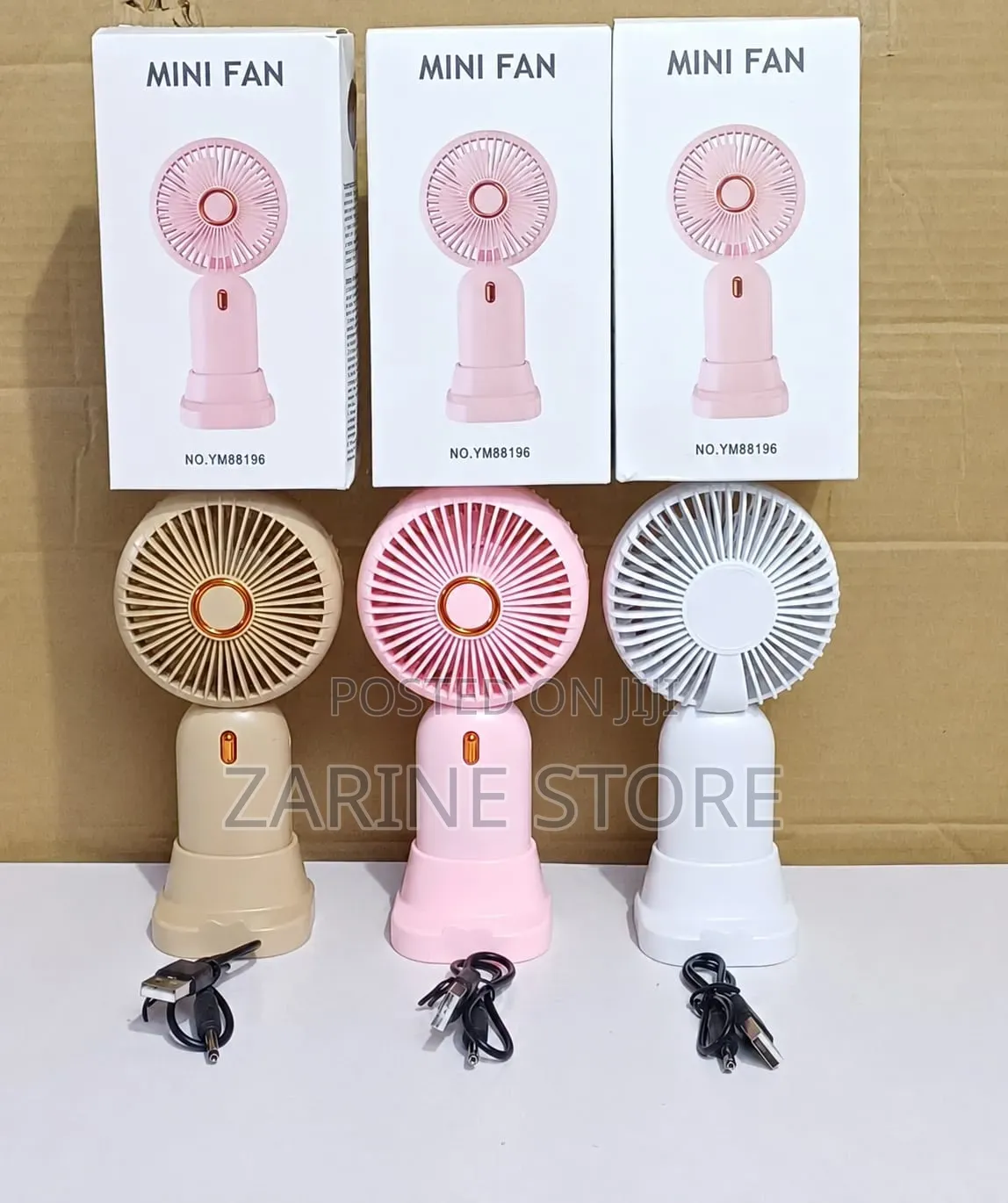 Portable Hand Held Fan Rechargeable Fan