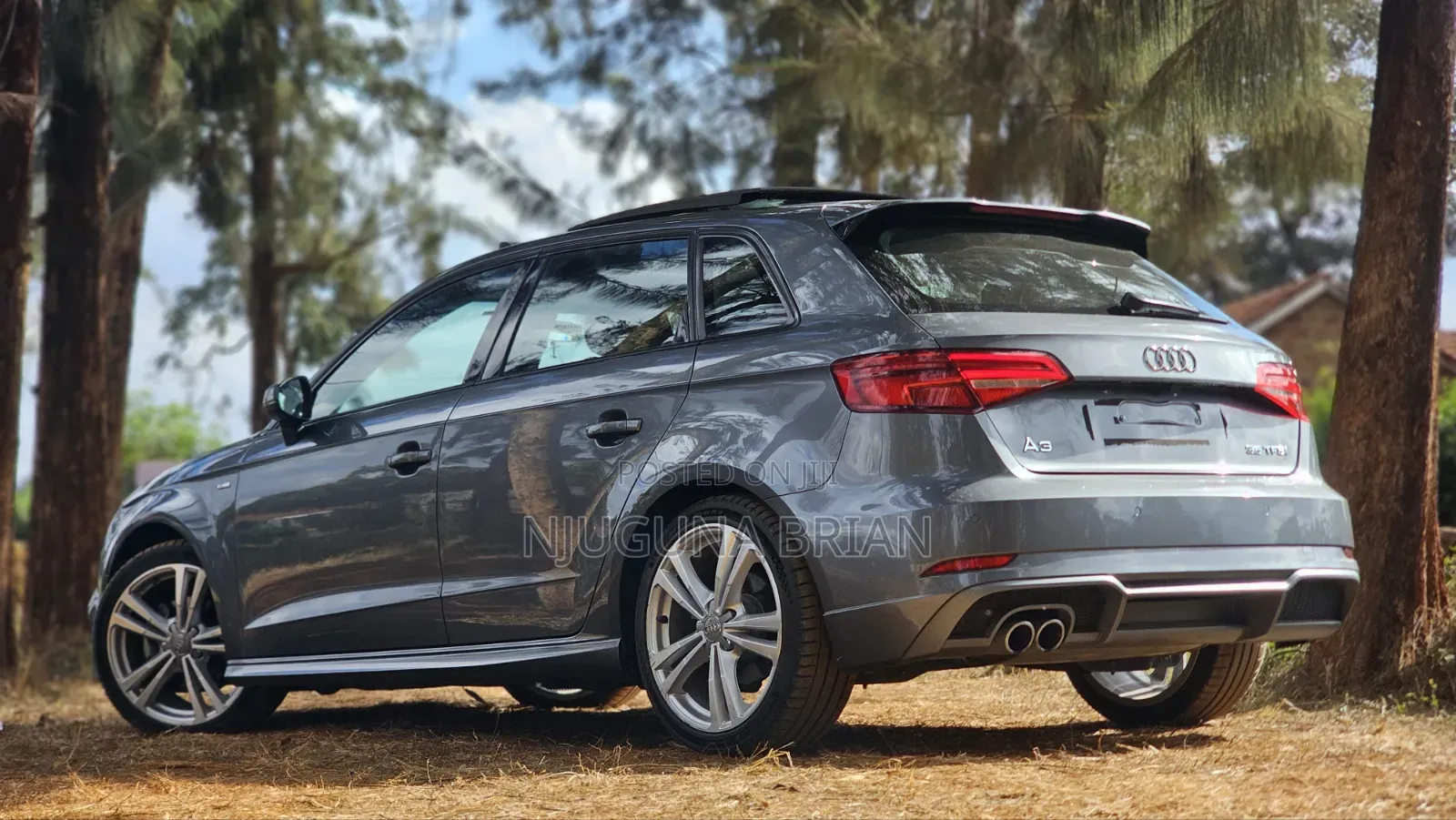 Audi A3 2.0T Titanium Premium FWD 2019 Gray