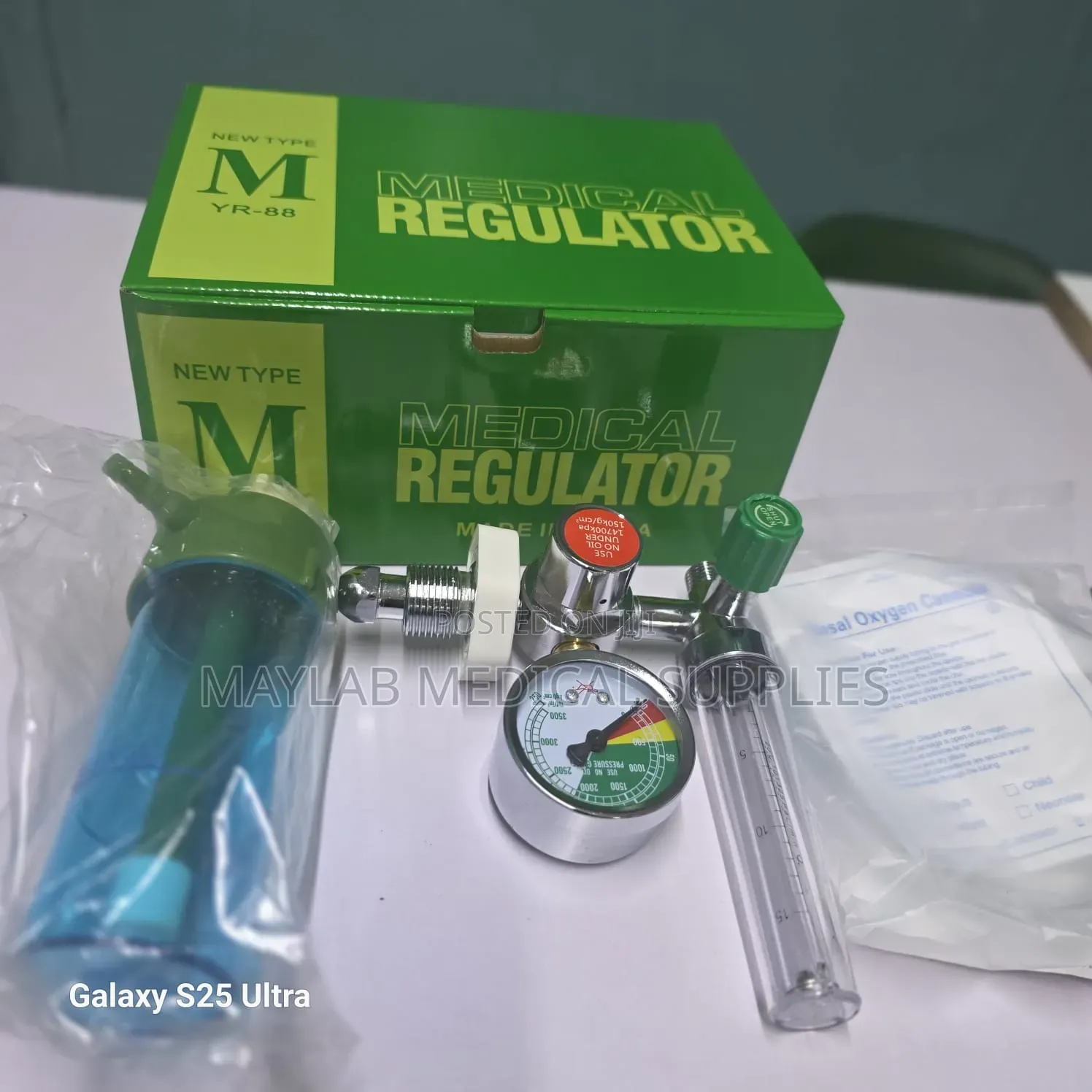 Oxygen Regulator Side / Horizontal – Medical Oxygen Cylinder Regulator