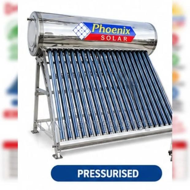 Phoenix Solar Water Heater Pressurised 200litres
