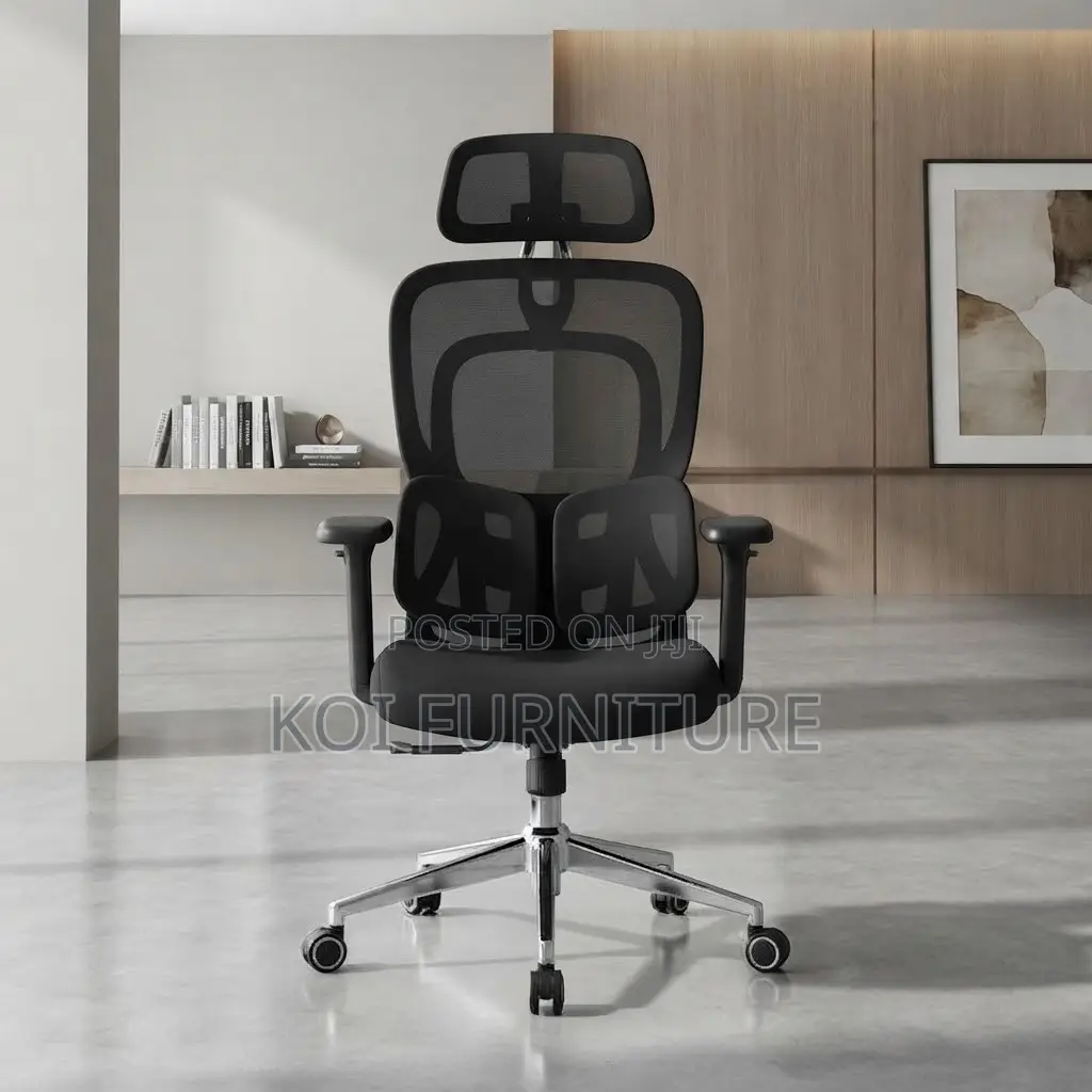 Office Chairs; Orthopedic Executive Seat (Tri-Fold Lumbar Series)