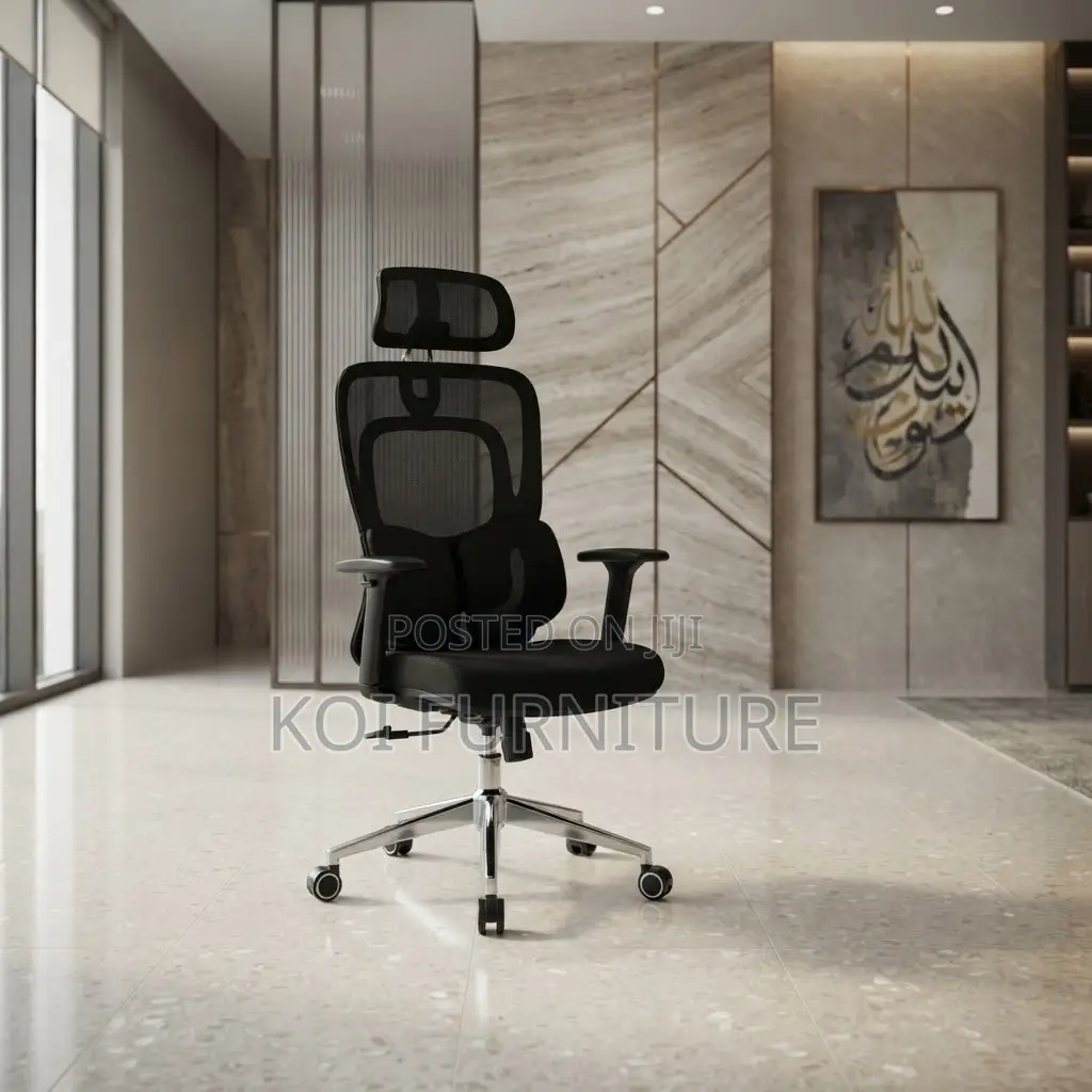 Office Chairs; Orthopedic Executive Seat (Tri-Fold Lumbar Series)