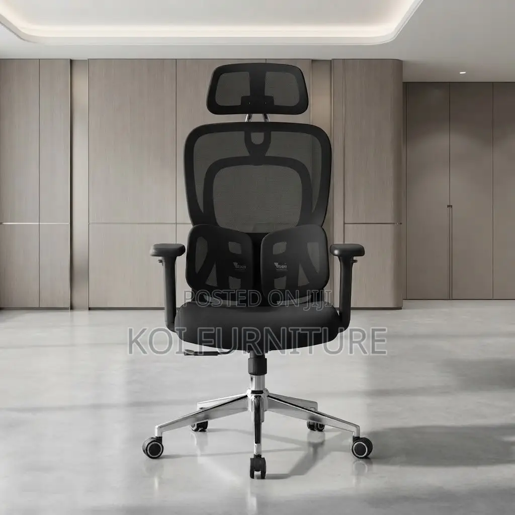Office Chairs; Orthopedic Executive Seat (Tri-Fold Lumbar Series)