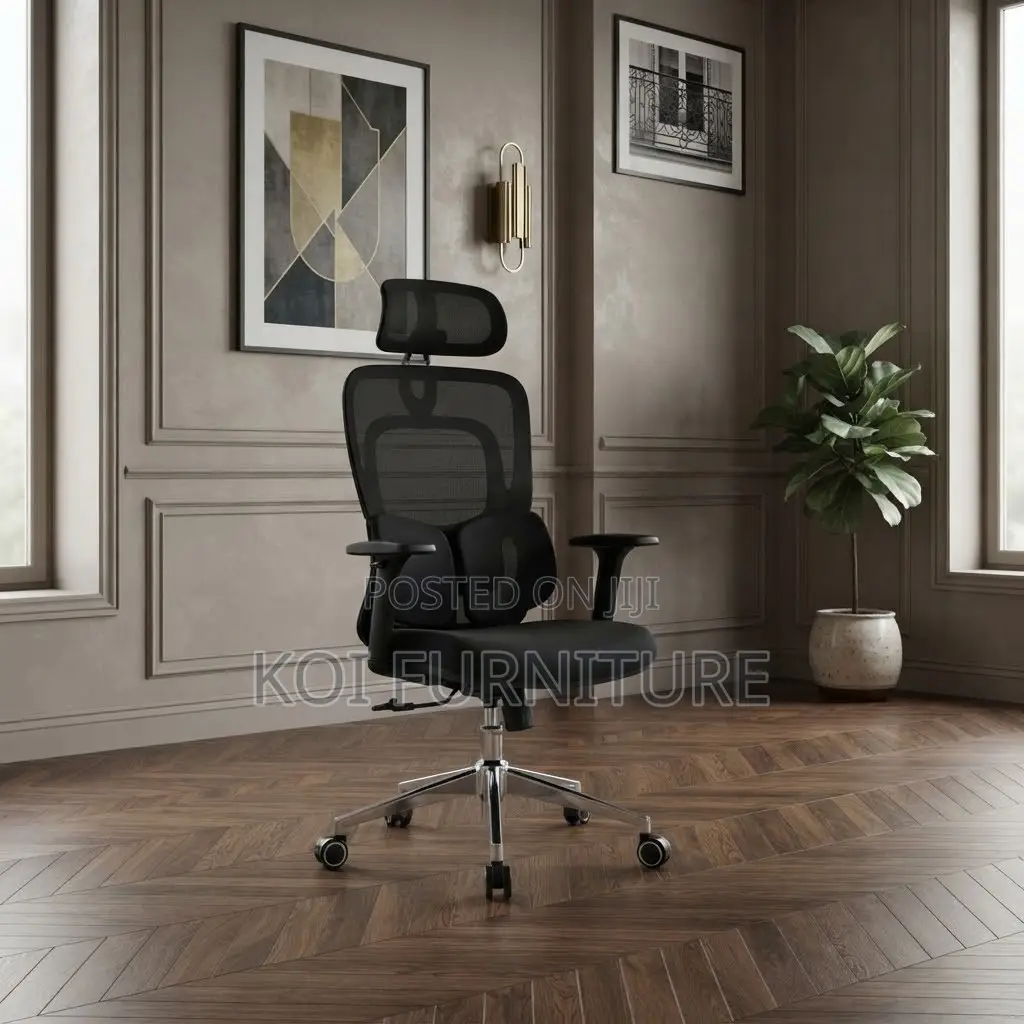 Office Chairs; Orthopedic Executive Seat (Tri-Fold Lumbar Series)
