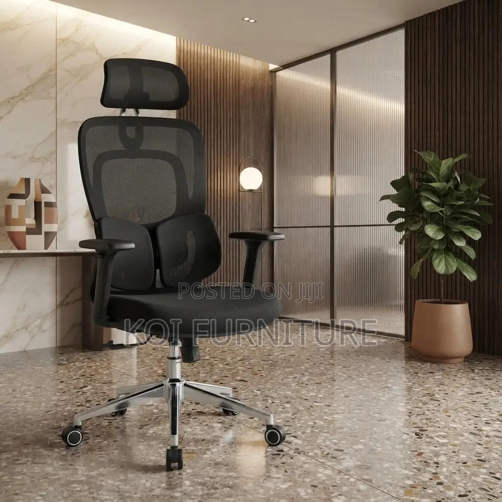 Office Chairs; Orthopedic Executive Seat (Tri-Fold Lumbar Series)