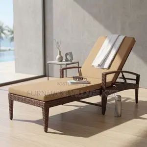 Outdoor Rattan Sun Lounger
