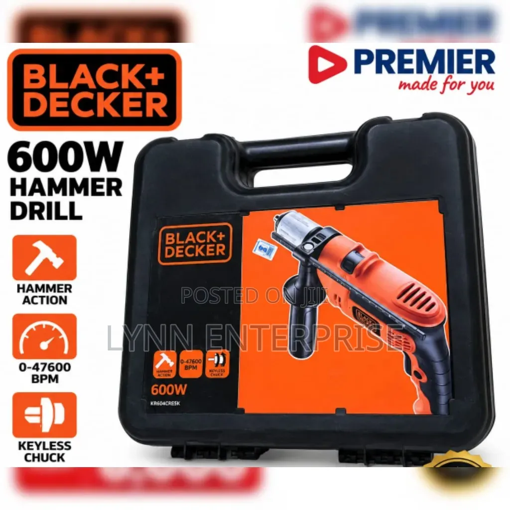 Premier Black Decker 600w Hammer Drill
