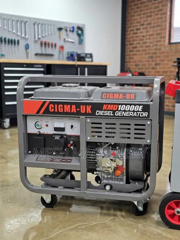 9kva CIGMA-UK KMD10000E Open-Frame Diesel Generator - main view