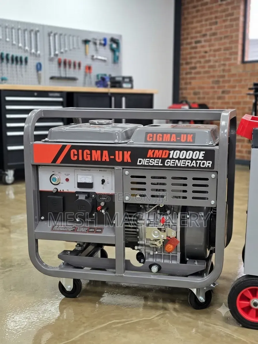 9kva CIGMA-UK KMD10000E Open-Frame Diesel Generator