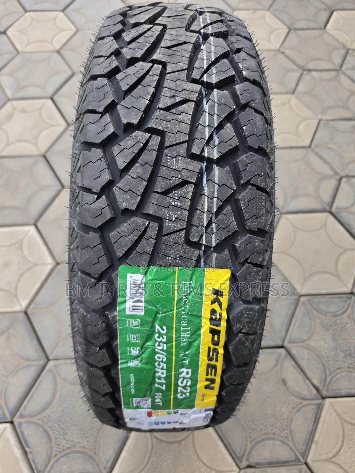235 /65 R17 Kapsen Tires (All Terrain) New Technology.