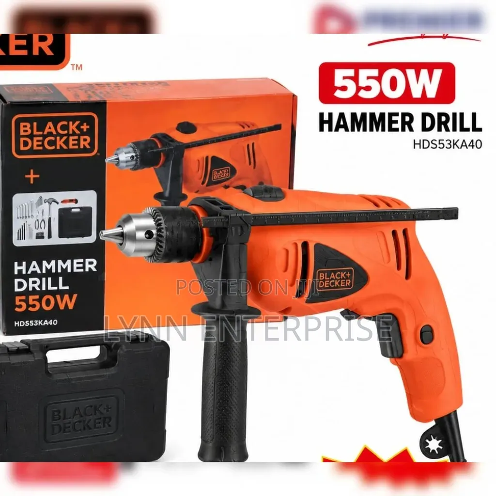 Premier 550w Black Decker Hammer Drill