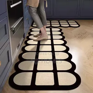 2pc Thick Super Absorbent Kitchen Mat Set | Non-Slip