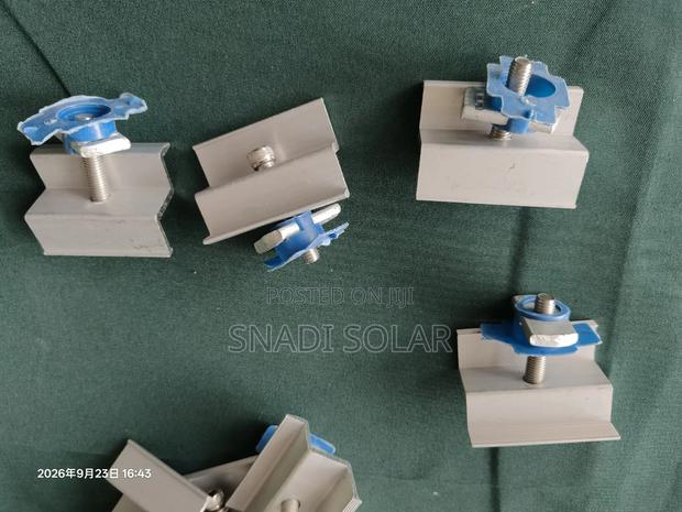 End Claps for C Steel Solar Structures - main view
