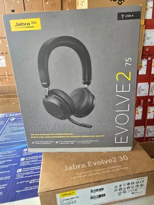 Jabra Evolve2 75 Wireless Headphone With Noise Cancellation