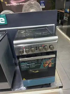HISENSE 50cm by 55Cm Free Standing Stainless Steel 3Gas+1 Electric