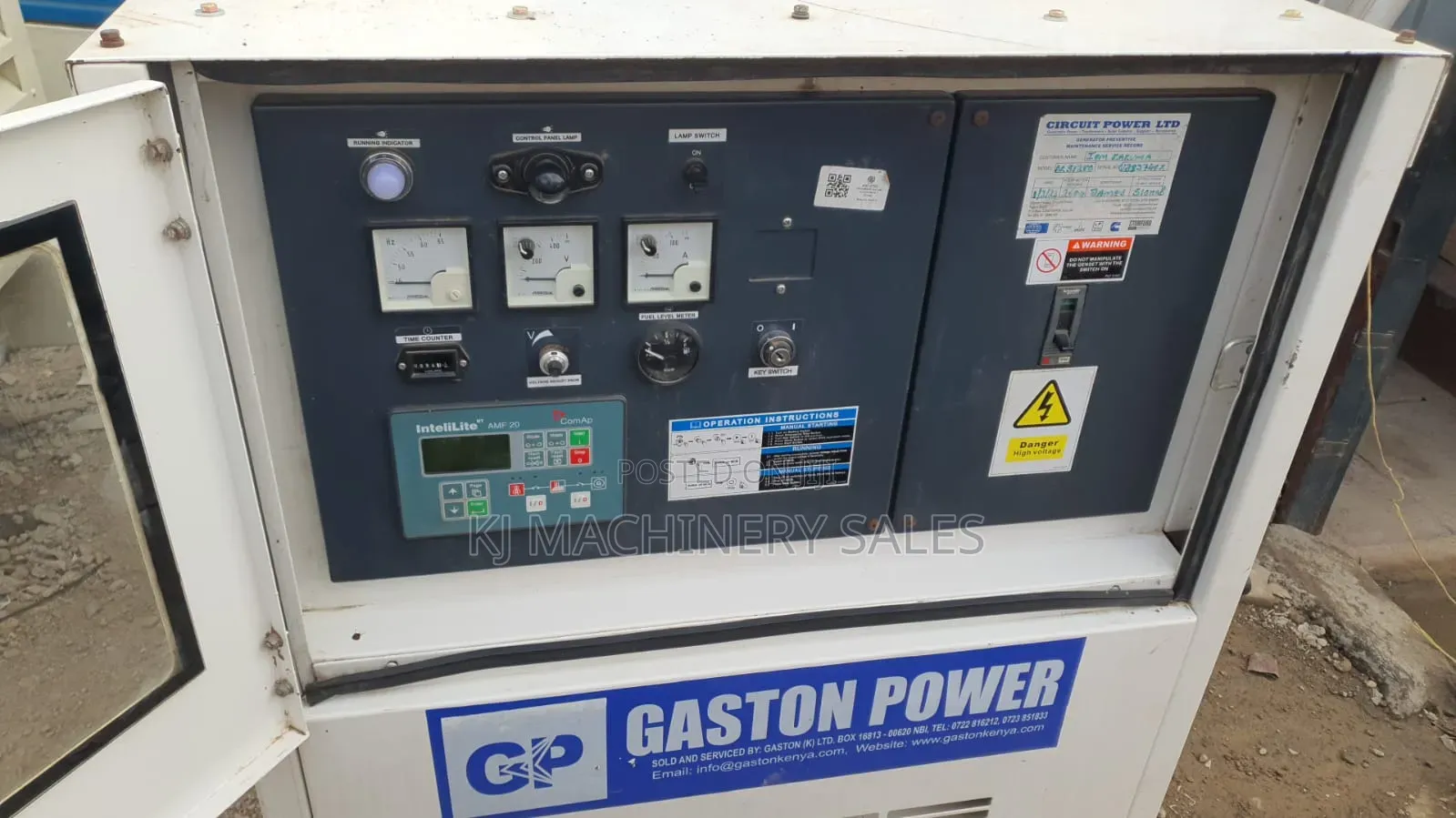 Perkins Generator 50kva