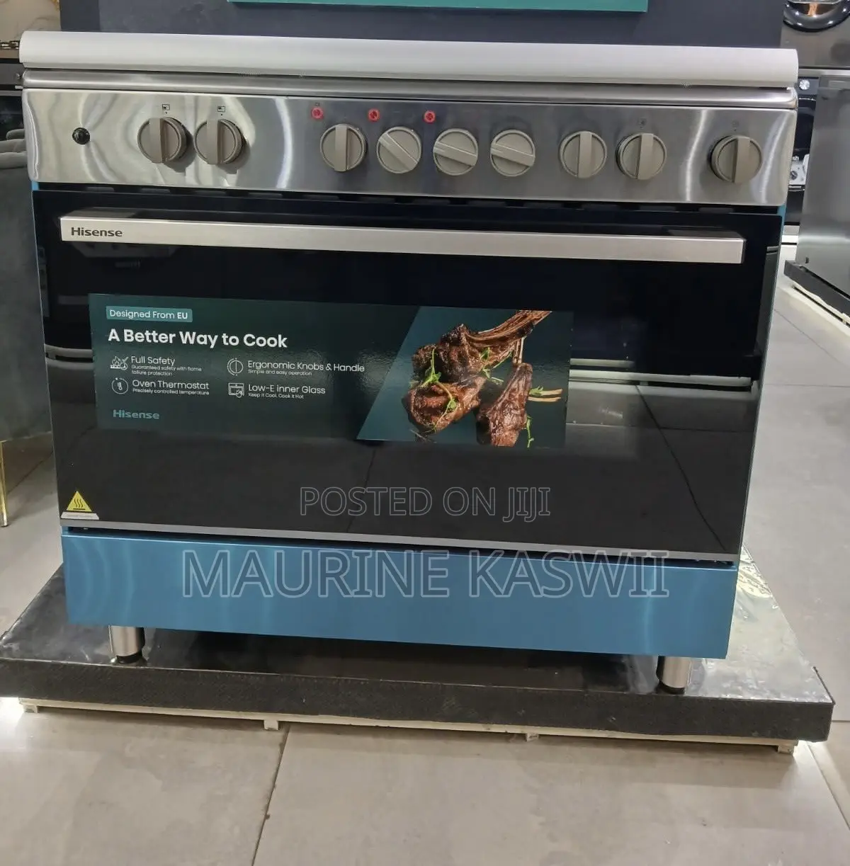 Hisense Free Standing 6 Burner Cooler