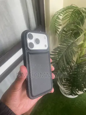 Premium Black Leather-Texture Case