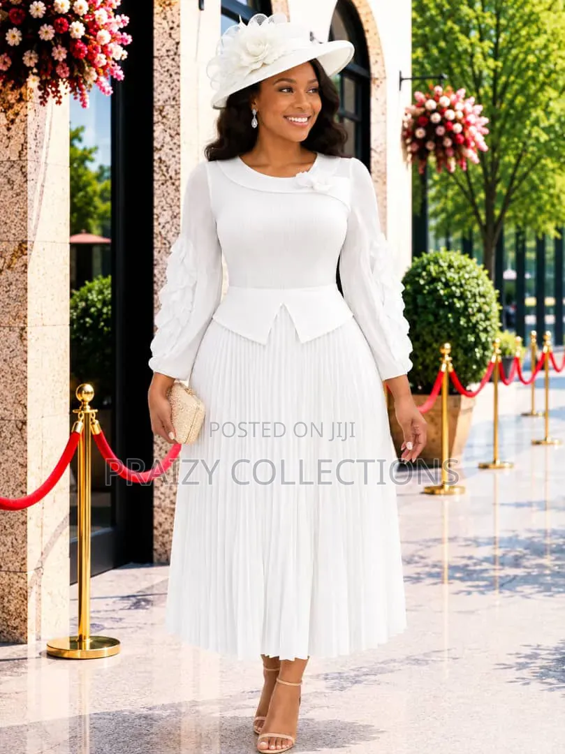 Blossom Grace Miyaki Pleated Maxi Dress