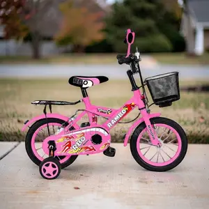 Easy-Assembly 4–6 Years Size 16 Inch Color Pink Kids Bike Bicycle