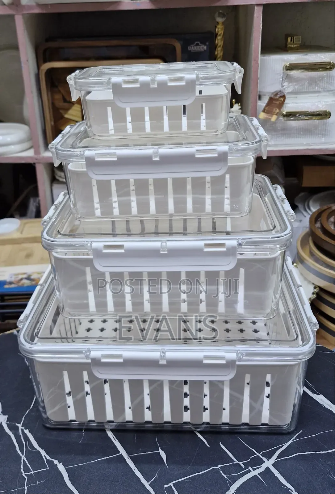 4 PCS Storage Containers