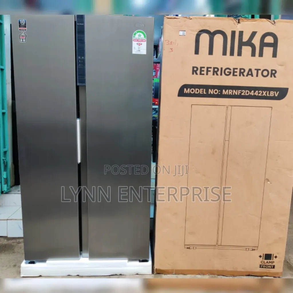 Mika Fridge Side by Side 442Litres Refrigerator