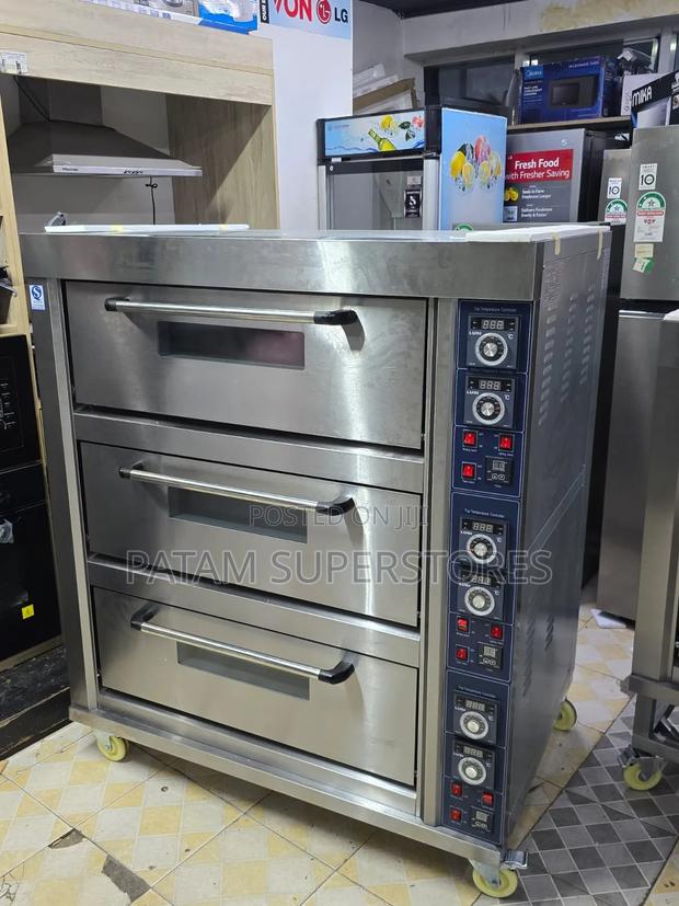Commercial Oven 3 Deck 6 Tray - thumbnail 2