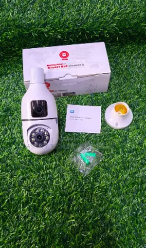 V380 Dual Bulb CCTV Camera – HD Panoramic View