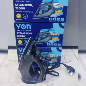Von Steam Iron Box Black 2200W
