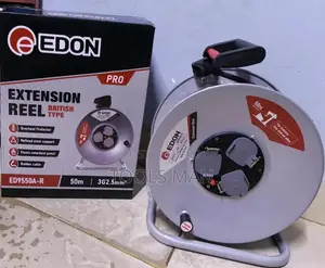 Edon 50M Heavy-Duty Cable Reel Extension.