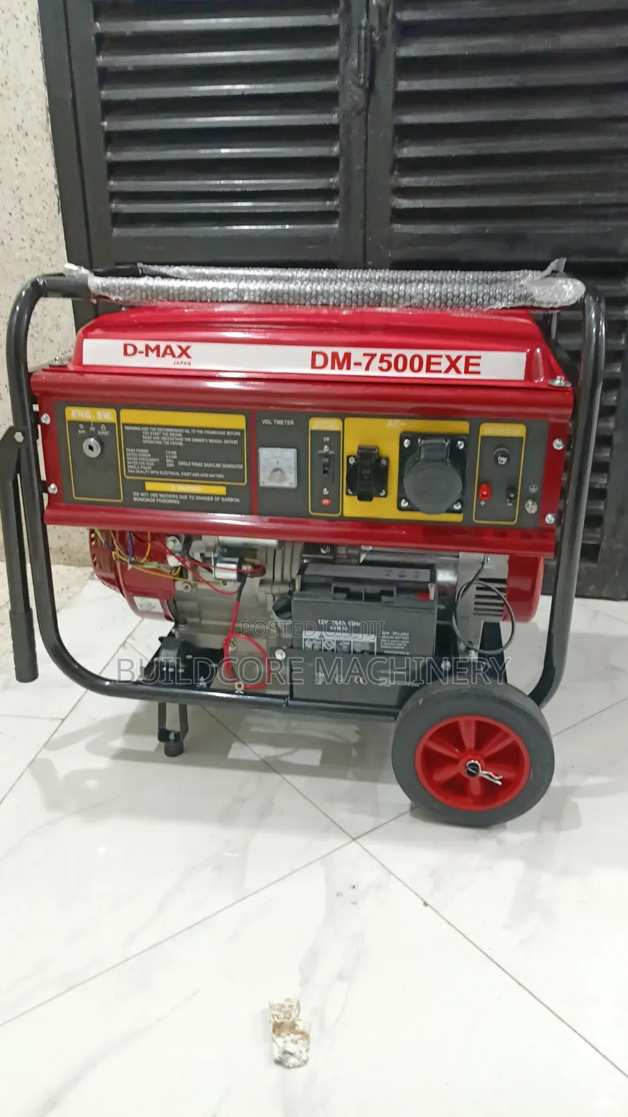 7.5kw D Max Single Phase Power Generator