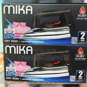 Mika Dry Iron Ceramic Soleplate 