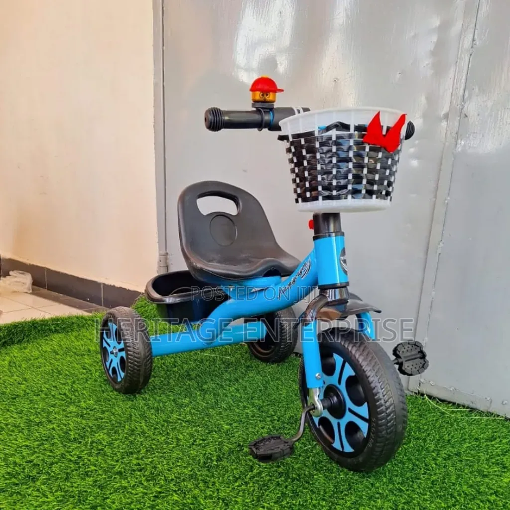 Kids Tricycle Bike,Blue Tricycle 2-4y