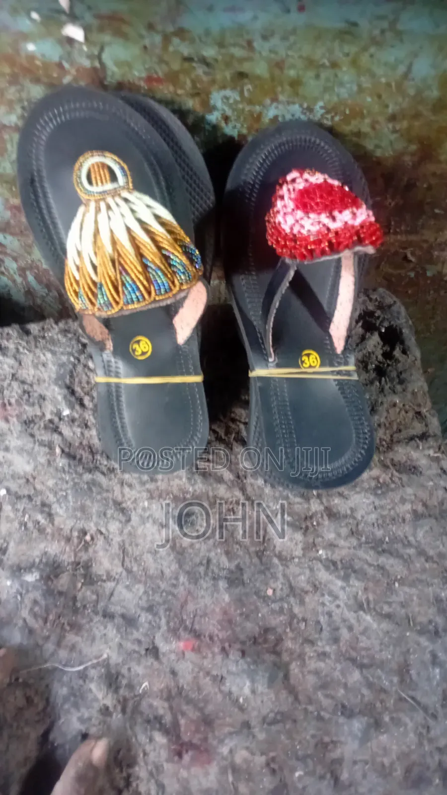 Beaded Maasai Sandals