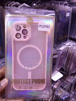 Pink Legan MagSafe Transluscent Case Explicitly for the iPhone 12 Pro