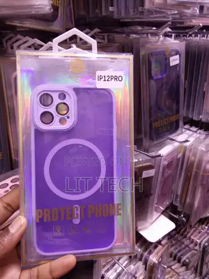 Purple Legan MagSafe Phone Case Explicitly Designed for the IP12PRO