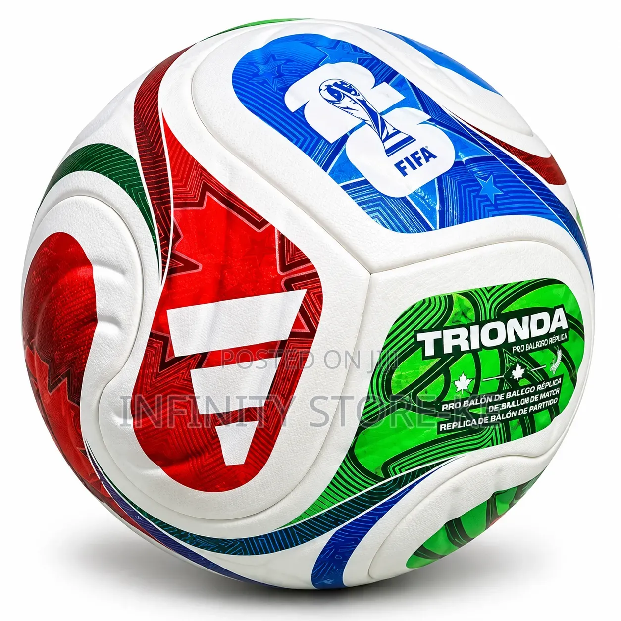 Trionda Size 5 Football Soccer Ball for Training and Match Play