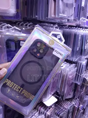 Black/Dark Grey Legan MagSafe Case Explicitly Designed for IP12PRO