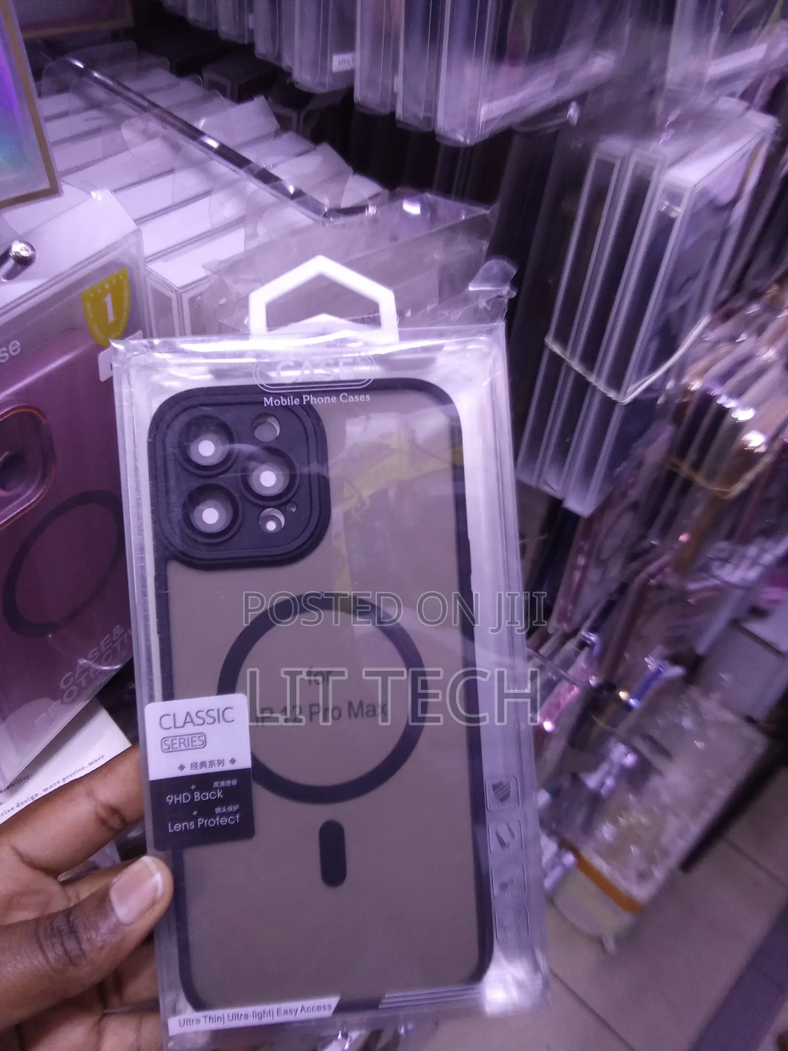 Dark Grey Classic MagSafe Matte Case Explicitly for the iP 12 Pro Max